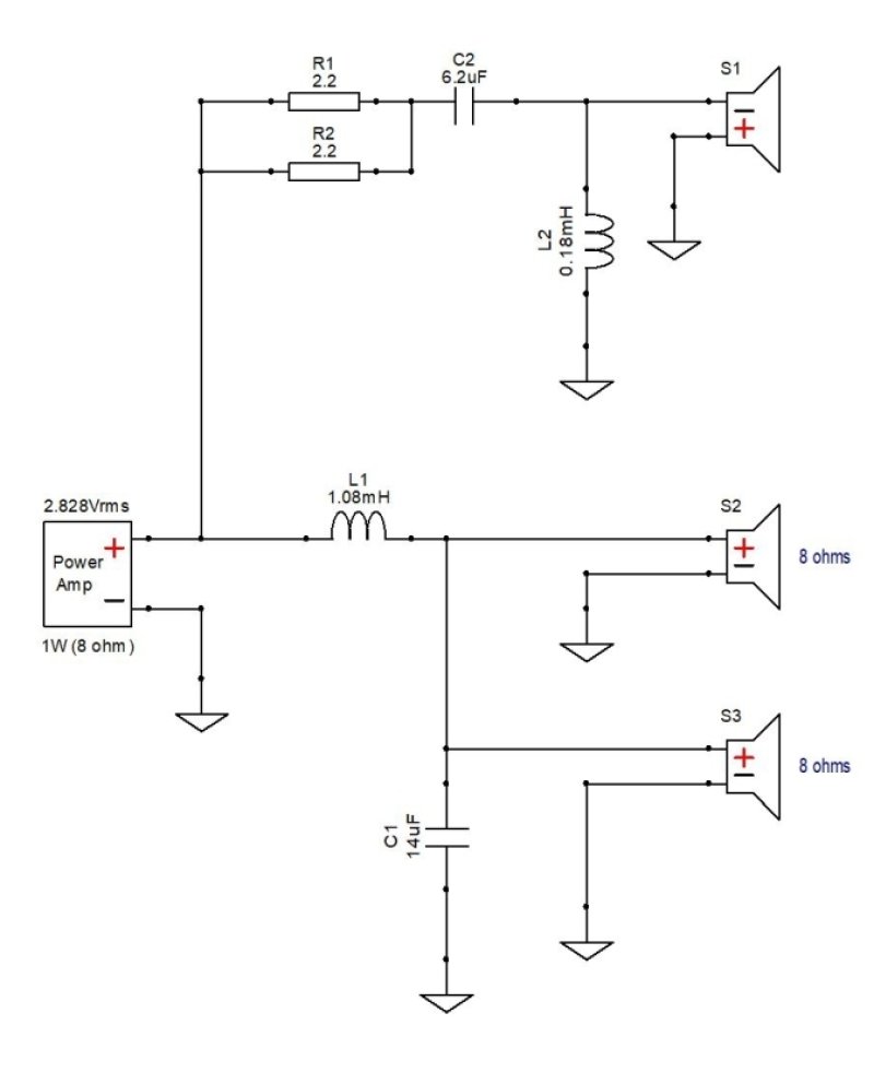 Linn Keilidh crossover schematic